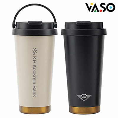 답례품제작 1인굿즈가능 핸디 골드 진공 텀블러 500ml